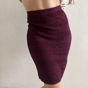 Purple Lace Skirt